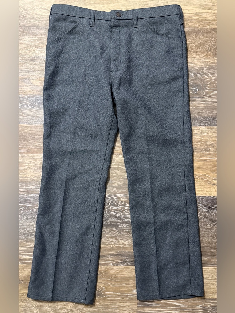 Vintage Wrangler Wrancher Dress Jeans 38x30 Heather Gray 00082HG USA